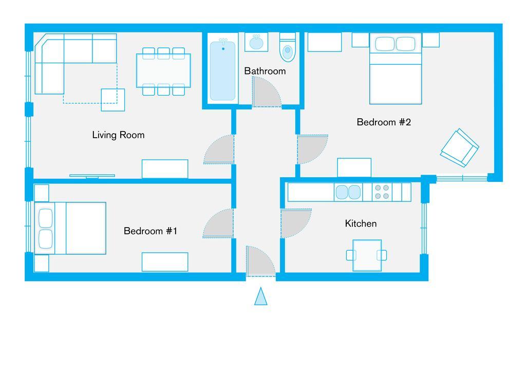 The Rheinsberger - Cosy 2Br One Living Room Up To 6 Βερολίνο Δωμάτιο φωτογραφία
